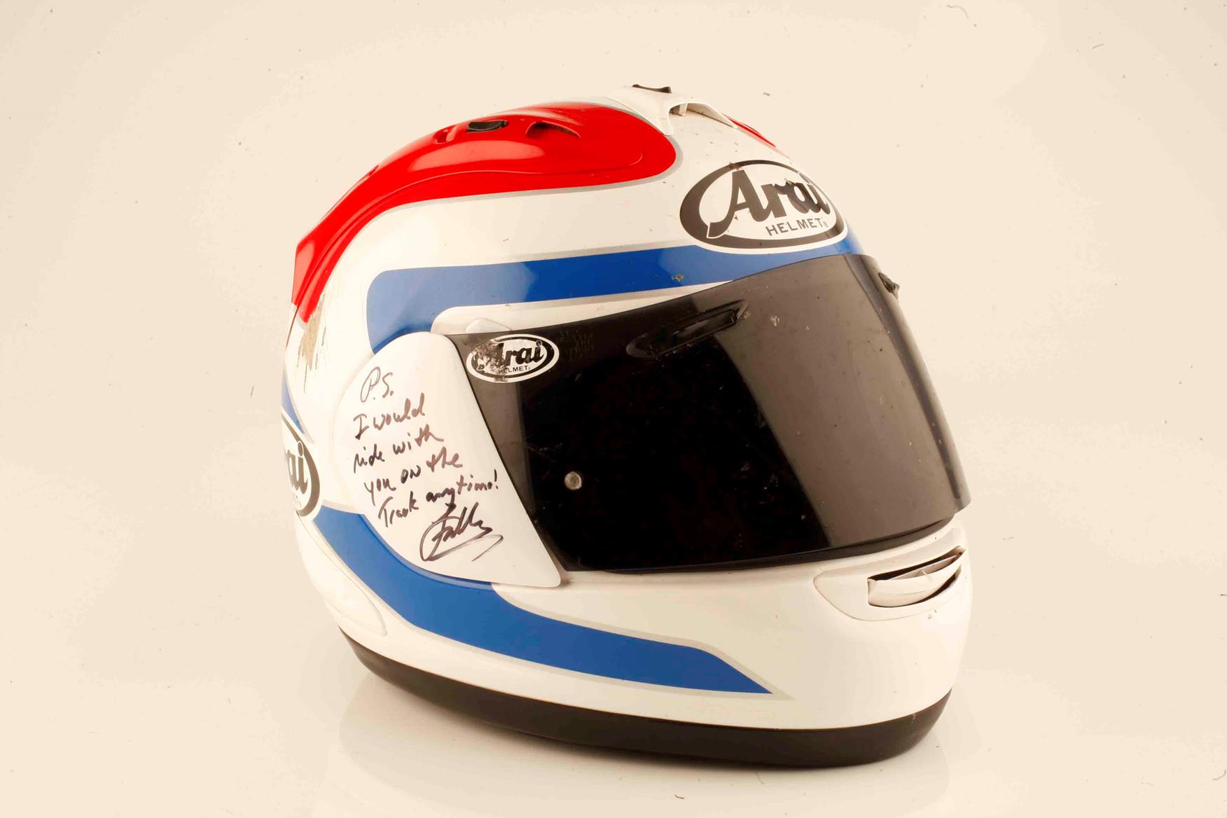 Helmet review Arai RX7 GP Spencer replica MCN